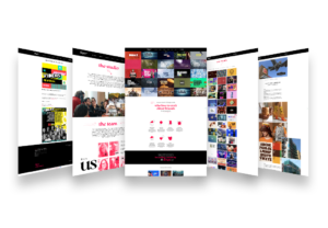 Mockup delle pagine interne del sito flopicco.com