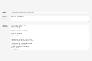 Come aggiungere un form ad una scheda prodotto su woocommerce