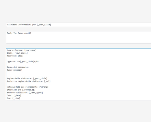 Come aggiungere un form ad una scheda prodotto su woocommerce