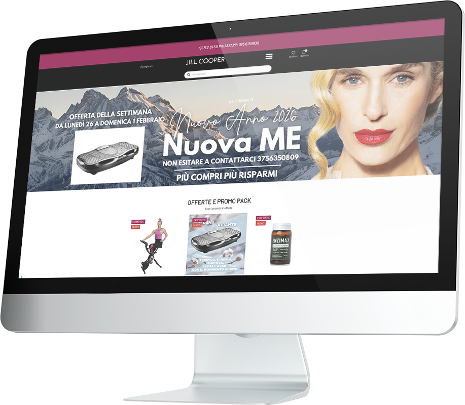 Simulazione Imac Homepage jillcooper.it