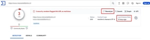 Analisi Url con Virustotal