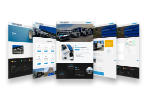 Pagine del sito web di CST. Logistica a Roma