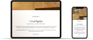 Anteprima Versione Mobile e Tablet di crisalpigneto.it