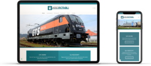 Homepage sito assorotabili.it in versione tablet e mobile
