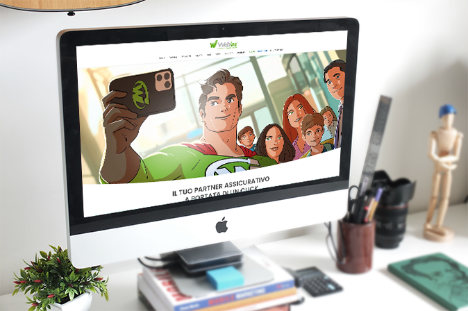 Copertina del progetto per Webins sviluppato da Ca2 Solution