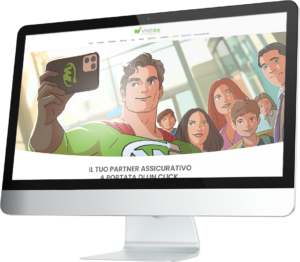 Mockup Homepage Webins.it